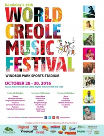 T-Micky au Dominica's 19th World Creole Music Festival le 30 Octobre 2016