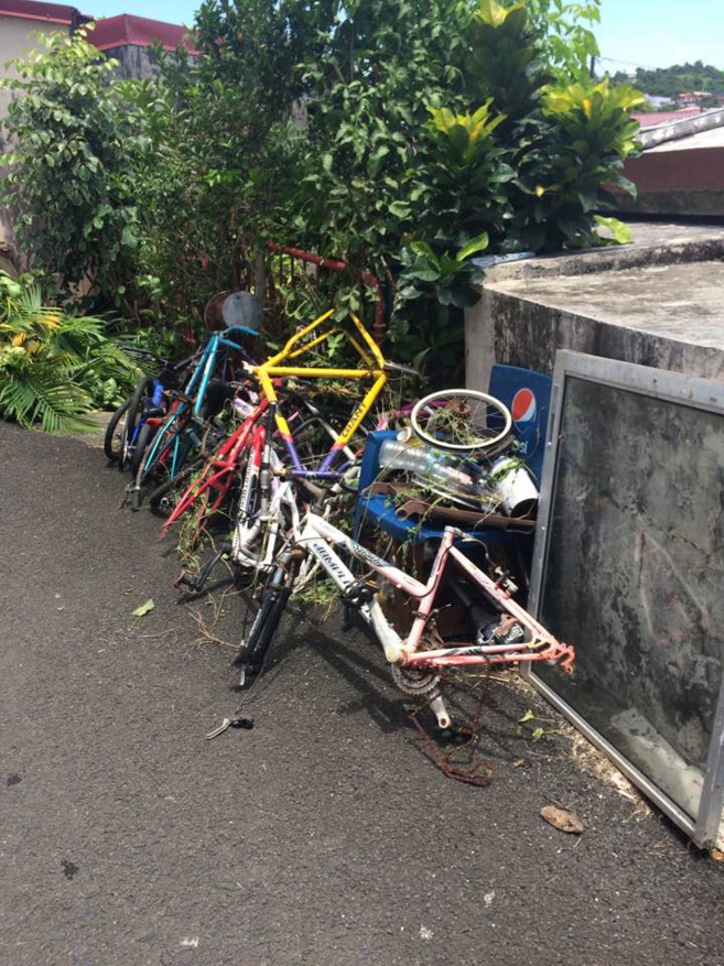 Dépôt de vélos volés pour pièces détachées !