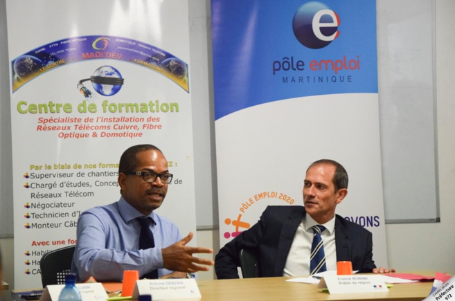 Le responsable en Martinique du pol emploi envisage 1000 formations avant la fin de l'année.