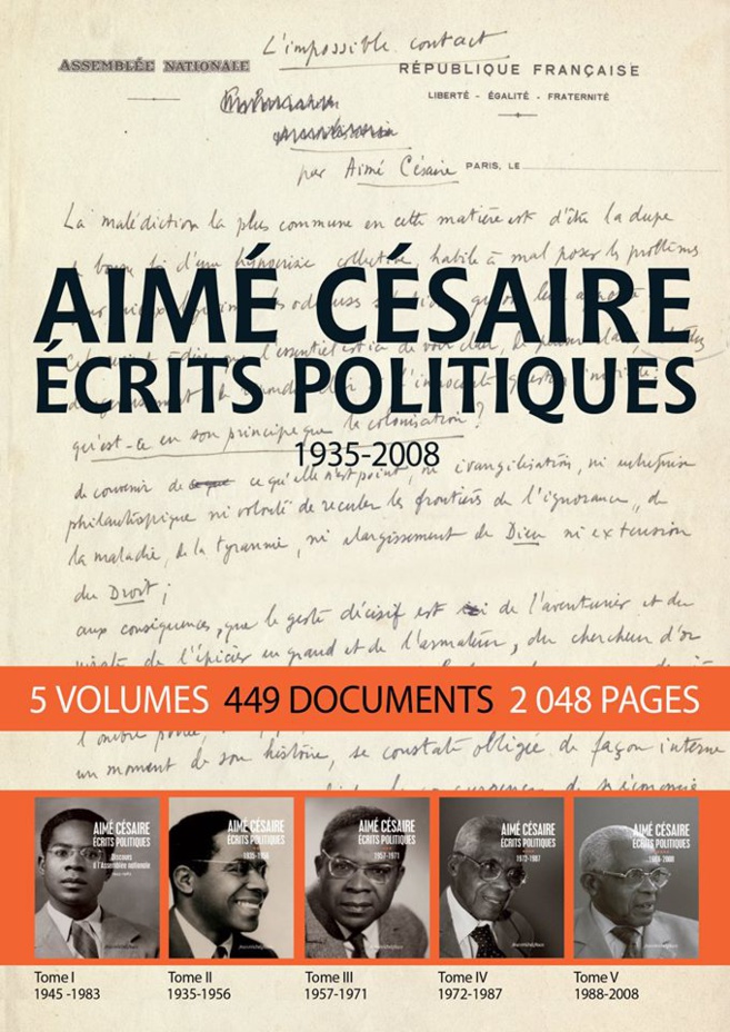 Parution des deux derniers volumes des "Écrits Politiques" d’Aimé Césaire