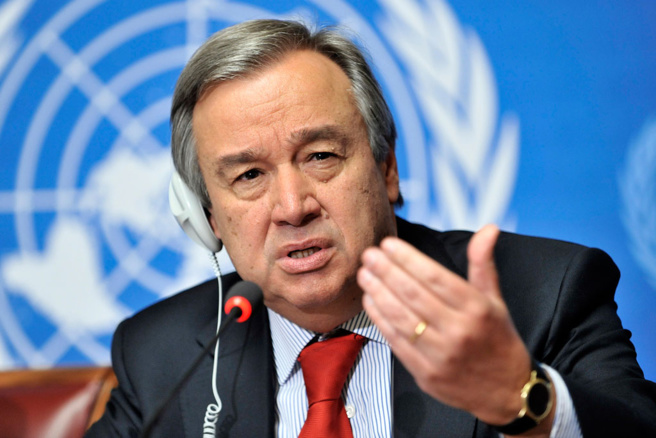 Le Secrétaire général est l'incarnation des idéaux des Nations Unies et le porte-parole des peuples du monde, en particulier ceux qui sont pauvres et vulnérables. L'actuel et neuvième Secrétaire général de l'ONU est M. António Guterres du Portugal. Il a pris ses fonctions le 1er janvier 2017.