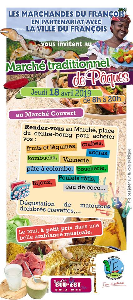 François / Les marchandes invitent la population à leur marché traditionnel de Pâques !