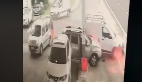 La vidéo de l'accident de la station Vito Aéroport
