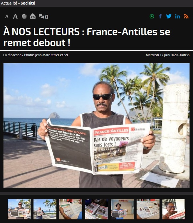 Martinique- Martinique / France-Antilles...Et le trait d'union est en érection !  