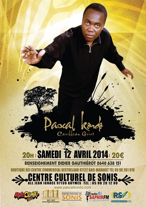 Pascal Kondo vient présenter son nouvel album "Kat'chimen" sur scène sur ses terres de Guadeloupe.