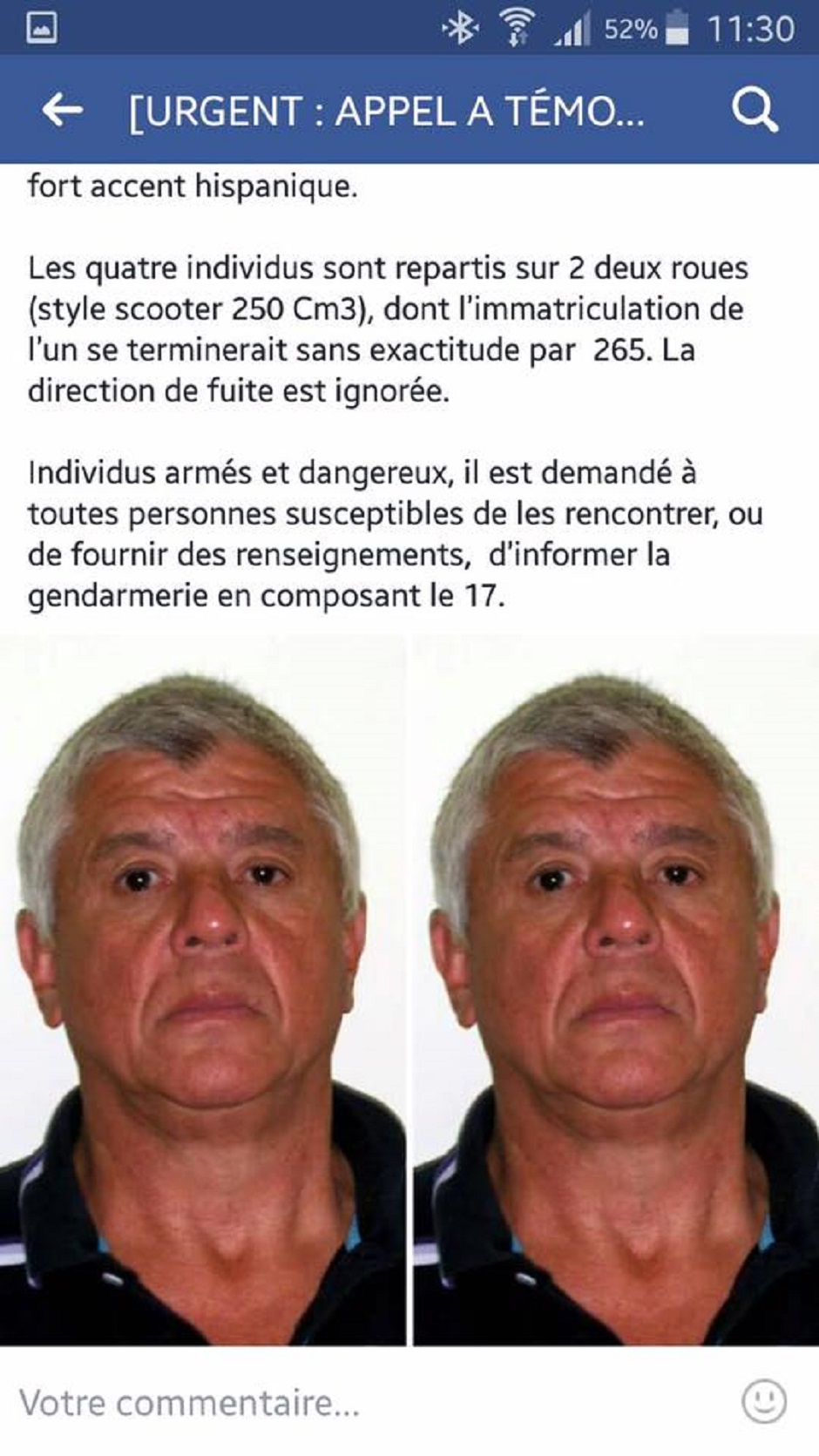Un prisonnier s' évade du CHU de Fort-de-France, la police le recherche et appelle à la prudence.