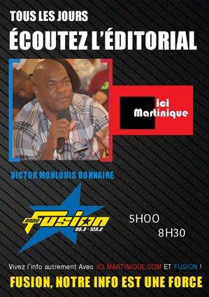 Editorial du Jour / Le partenariat Radio Fusion Icimartinique.com accouche d'une web radio 100% infos Martinique