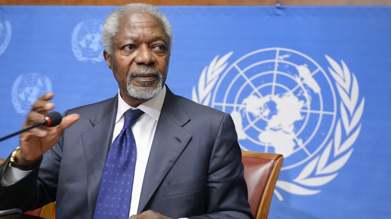 Kofi Annan, l'ancien secrétaire général de l'ONU et prix Nobel de la paix, est mort à l'âge de 80 ans