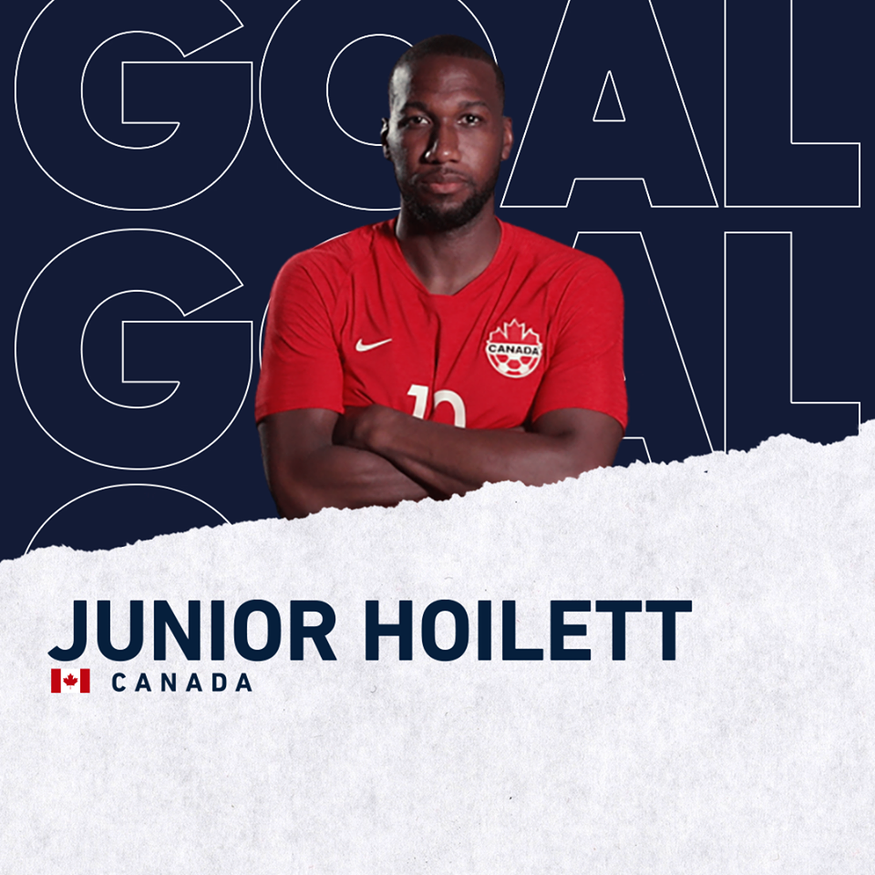 Junior Hoilett scores! And now Canada Soccer enjoys a 3-0 lead over Les matinino #CANvMTQ #GoldCup2019 #ThisIsOurs