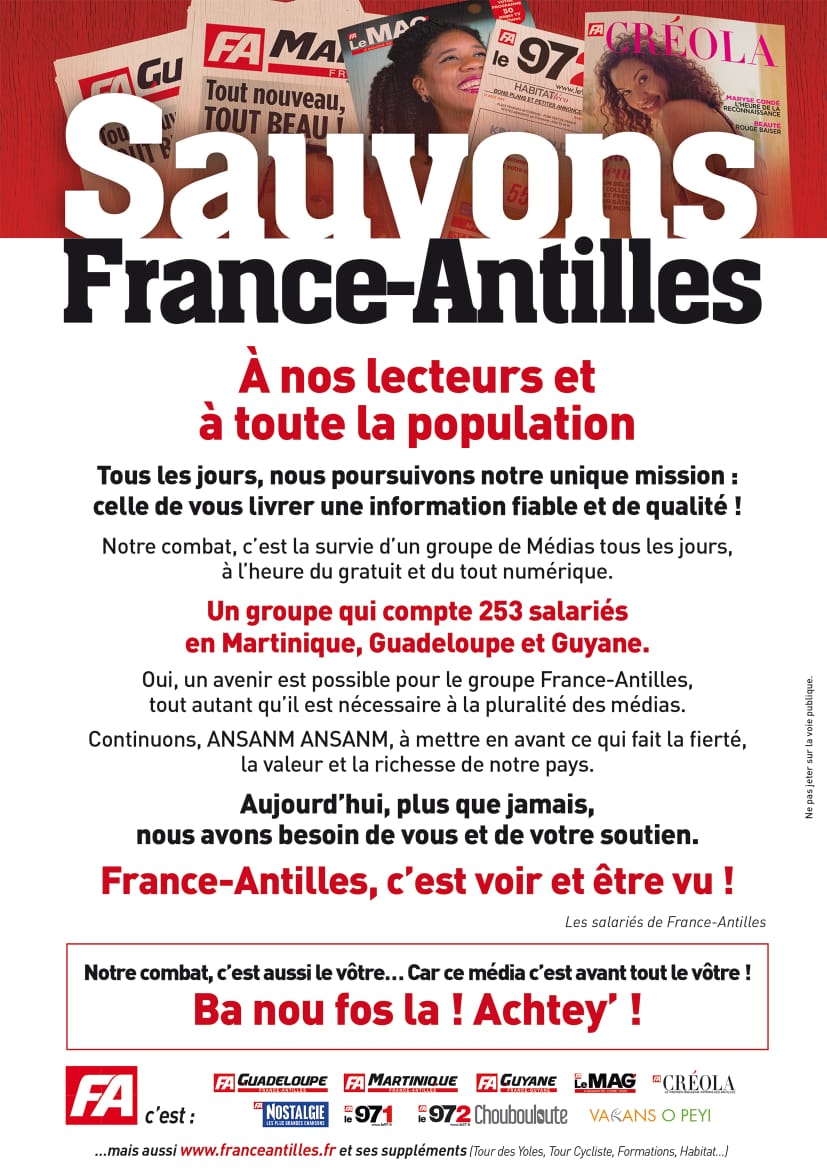 France-Antilles veut vivre !