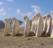 Mémorial de l'Anse Caffard au Diamant Telles 15 ombres blanches courbées par le poids de notre Histoire