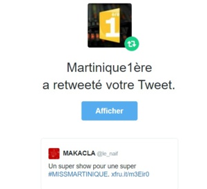 Martinique1ère (@Martinique1re) a retweeté un tweet de MAKACLA ! Vous aussi lisez l'article en cliquant sur la photo.