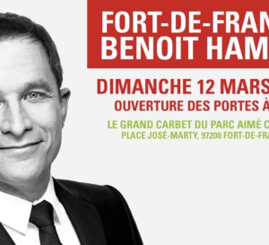 Benoit HAMON en MARTINIQUE nous allons connaître la force des socialistes du pays !