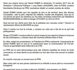 A défaut de traiter le cas  Yvon PAQUIT , Didier LAGUERRE et Alain ALFRED  se défoulent t-ils sur le cas Daniel  ROBIN?