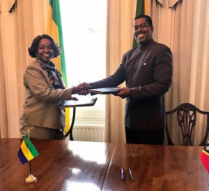 Saint-Kitts-et-Nevis a officiellement commencé les relations diplomatiques entre les Caraïbes et le Gabon.