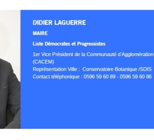 Martinique institutionnelle : Didier Laguerre Fort-de-France, c’est ma passion !