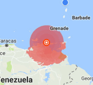 Fort séisme de magnitude 7,3, au Venezuela, des secousses en Martinique .