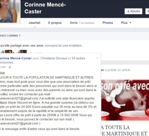 Corine Mencé-Caster victime de la peste!