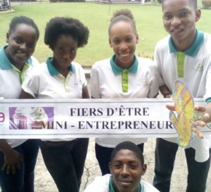 1er prix du Business model a été remis par Initiative Martinique Active aux élèves du Lycée Professionnel Léopold BISSOL,