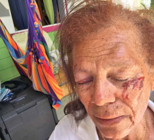 Une "grande dame" attaquée par commerçant ambulant.