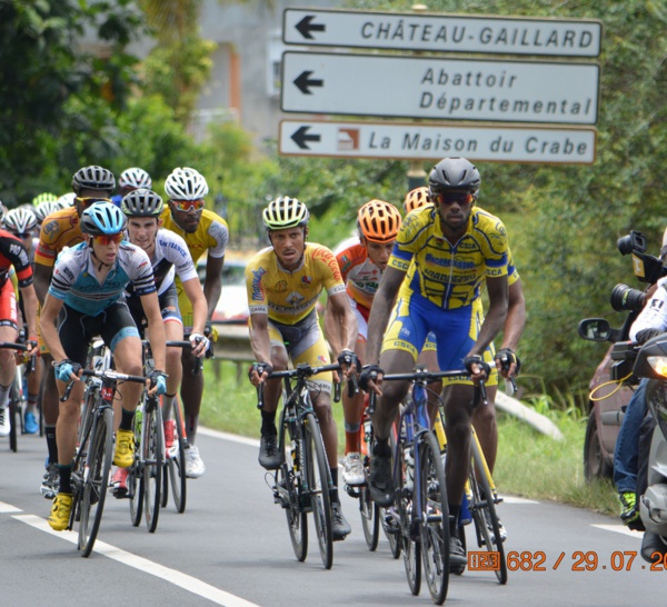 Tour de Guadeloupe  2 eme étape EUSTACHE à la seconde place du général.