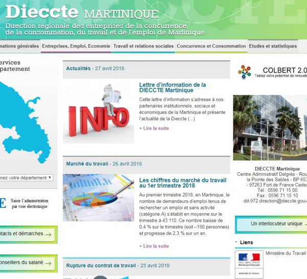 Une nouvelle lettre d’information de la Dieccte Martinique vient de paraître