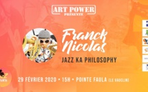 JazZ à la PoiNTe invite Franck Nicolas. 